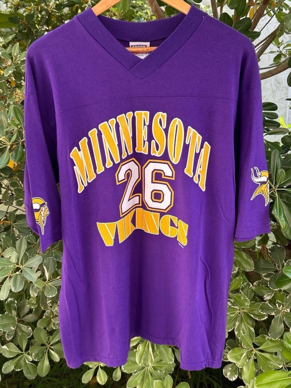 Vintage 2000 Minnesota Vikings Robert Smith #26 Jersey T Shirt Large